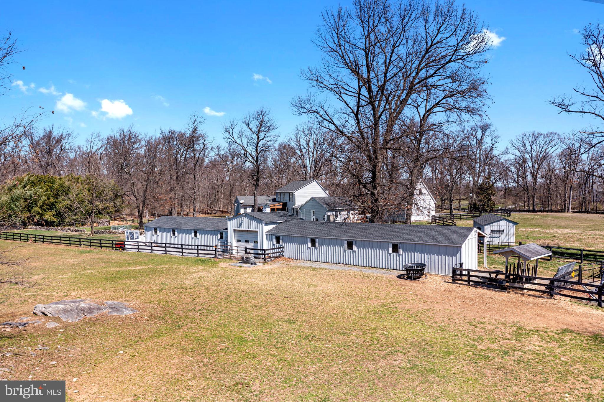 19821 Foggy Bottom Road Bluemont, VA 20135 - Photo 36 of 63 REAR VIEW OF 4 STALL BARN