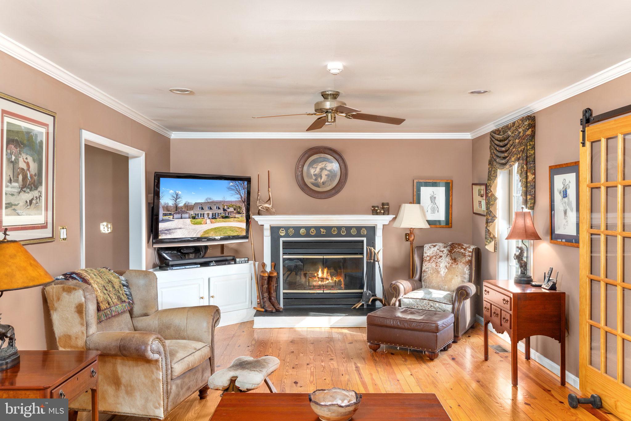 19821 Foggy Bottom Road Bluemont, VA 20135 - Photo 9 of 63 WOODBURNING FIREPLACE IN GREAT ROOM
