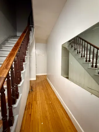 a view of wooden floor