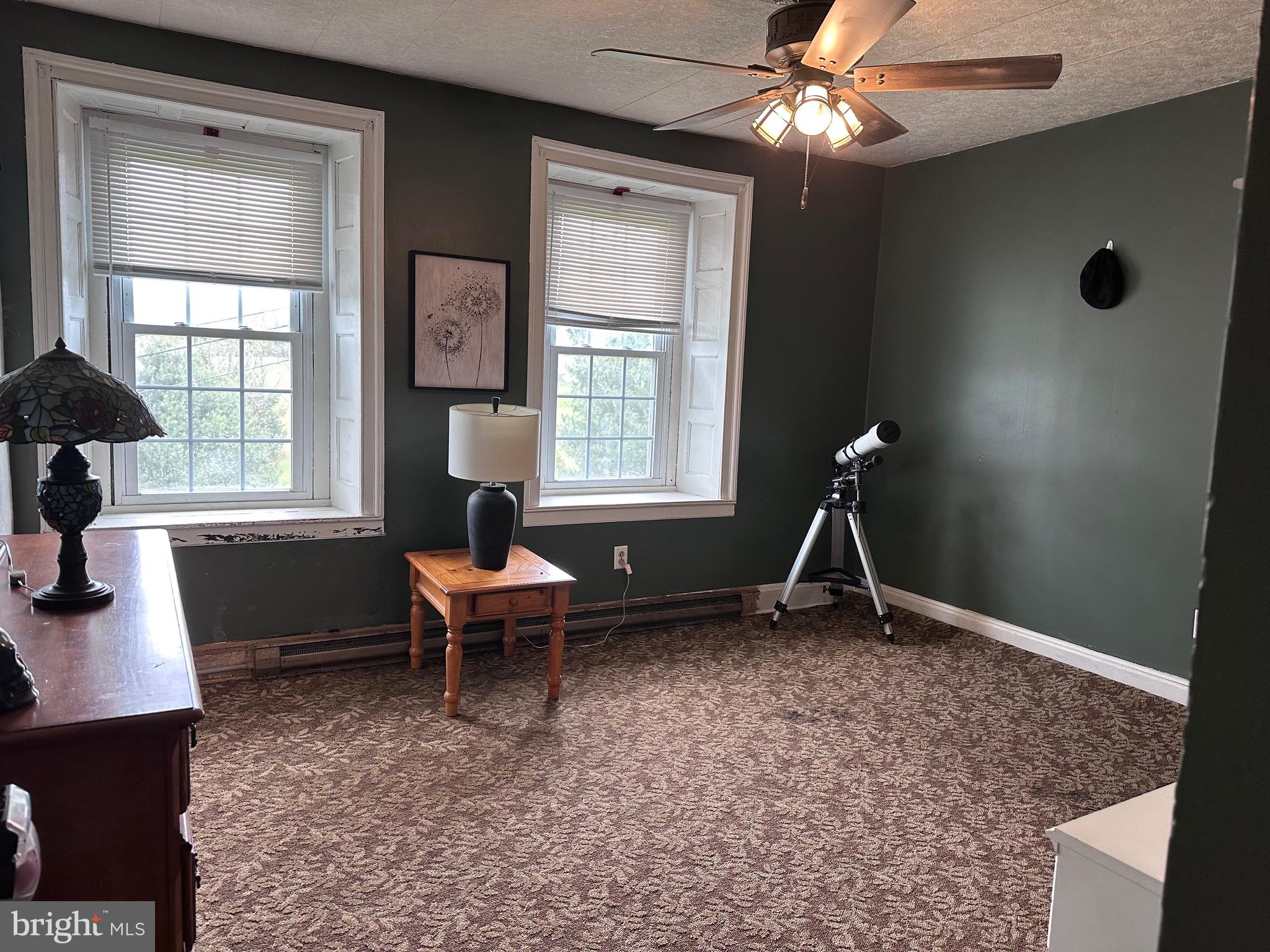 107 Jalappa Road Hamburg, PA 19526 - Photo 26 of 42 a living room with furniture a window and a ceiling fan