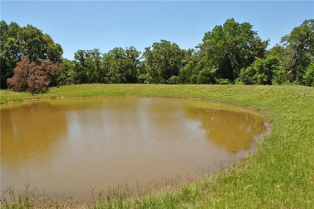 21741 East Interstate 10 Luling, TX 78648 - Photo 5 of 11 A tranquil pond awaits, surrounded by verdant grass and mature trees.