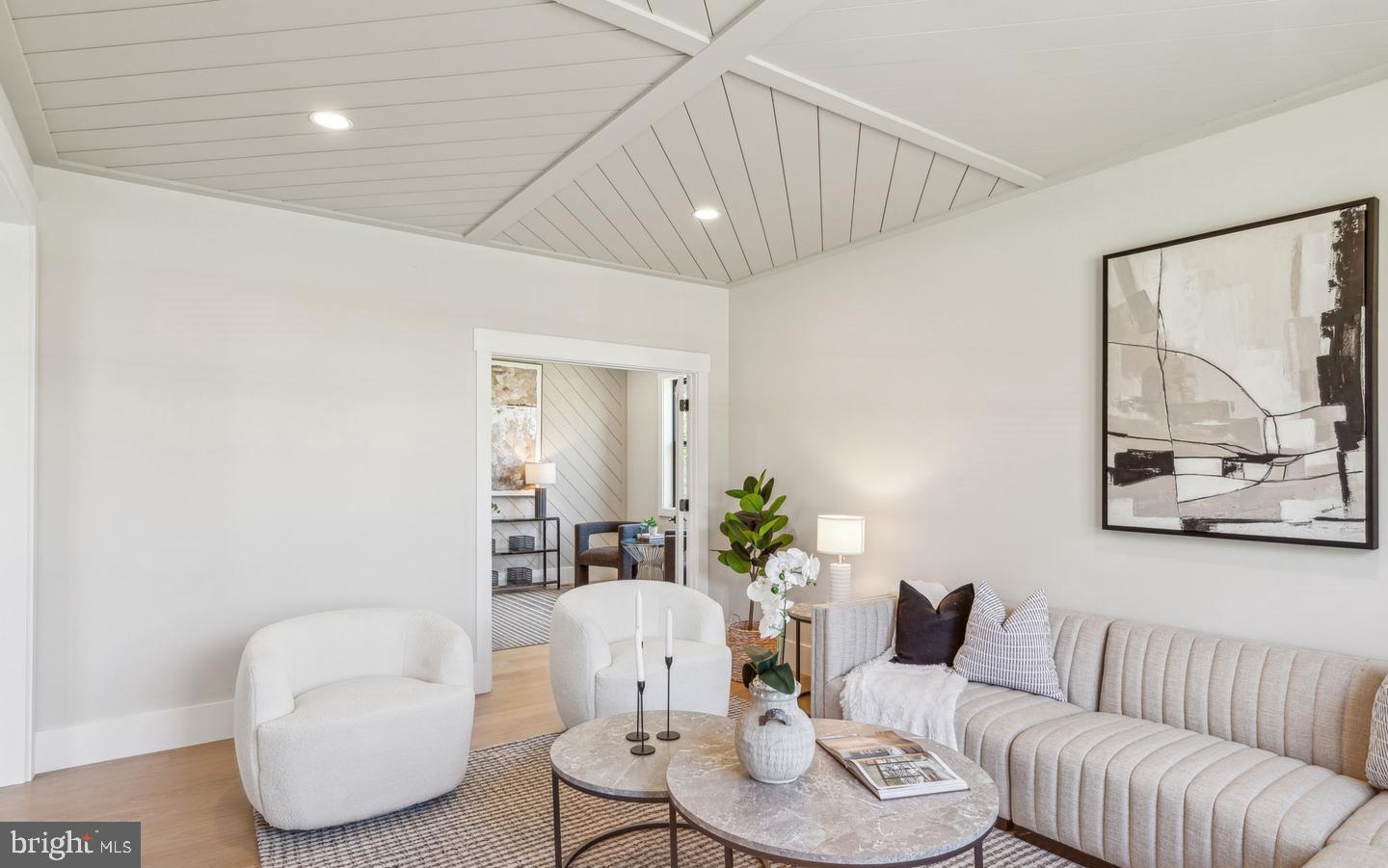 688 Cathcart Road Blue Bell, PA 19422 - Photo 11 of 81 Living room with shiplap ceiling