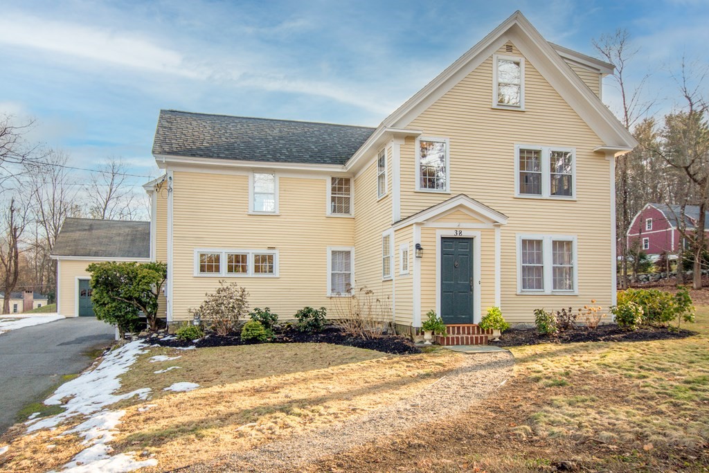 38 Lincoln Road Lincoln, MA 01773 - Photo 1 of 38 a front view of a house with a yard