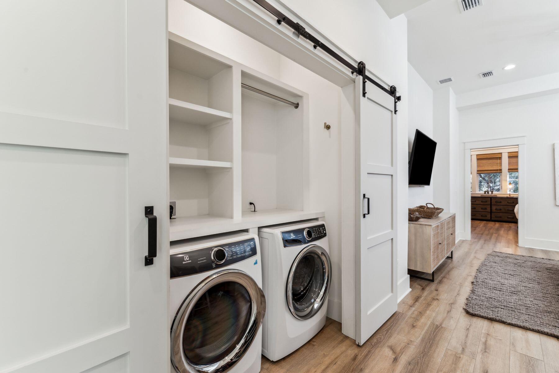 207 Anchor Rode Circle Santa Rosa Beach, FL 32459 - Photo 24 of 44 a view of utility room with washer and dryer