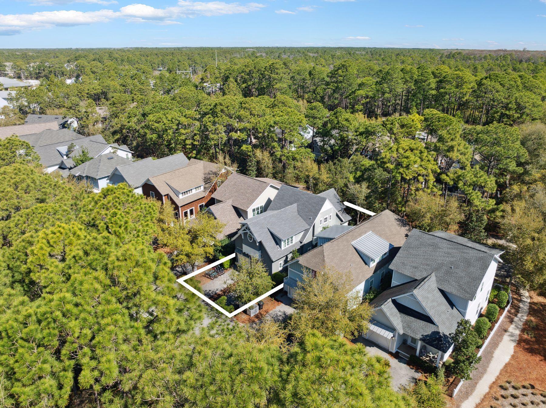 207 Anchor Rode Circle Santa Rosa Beach, FL 32459 - Photo 40 of 44 an aerial view of a house with a yard