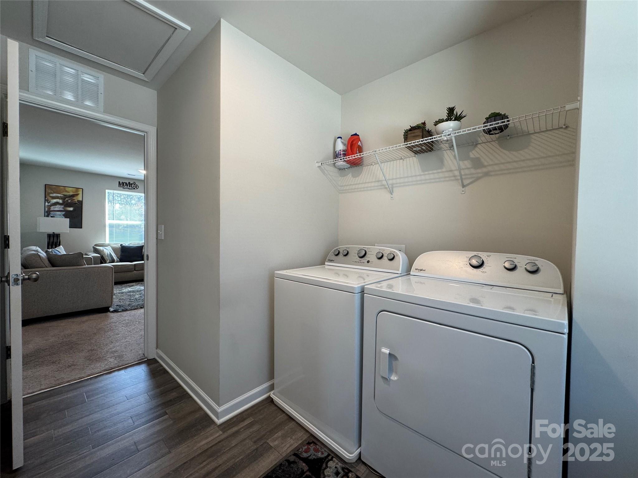 327 J C Dellinger Road Cherryville, NC 28021 - Photo 22 of 30 a view of storage room with washer and dryer