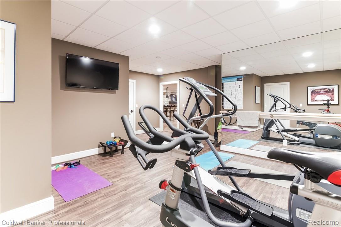 3762 Thatcher Drive Rochester, MI 48309 - Photo 42 of 76 No membership required for this gym, conveniently located in the lower level