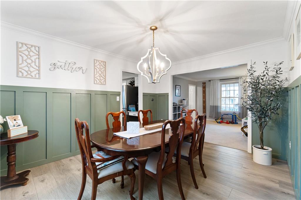 528 Pine Bluff Drive Mars, PA 16046 - Photo 5 of 25 a view of a dining room with furniture window and wooden floor