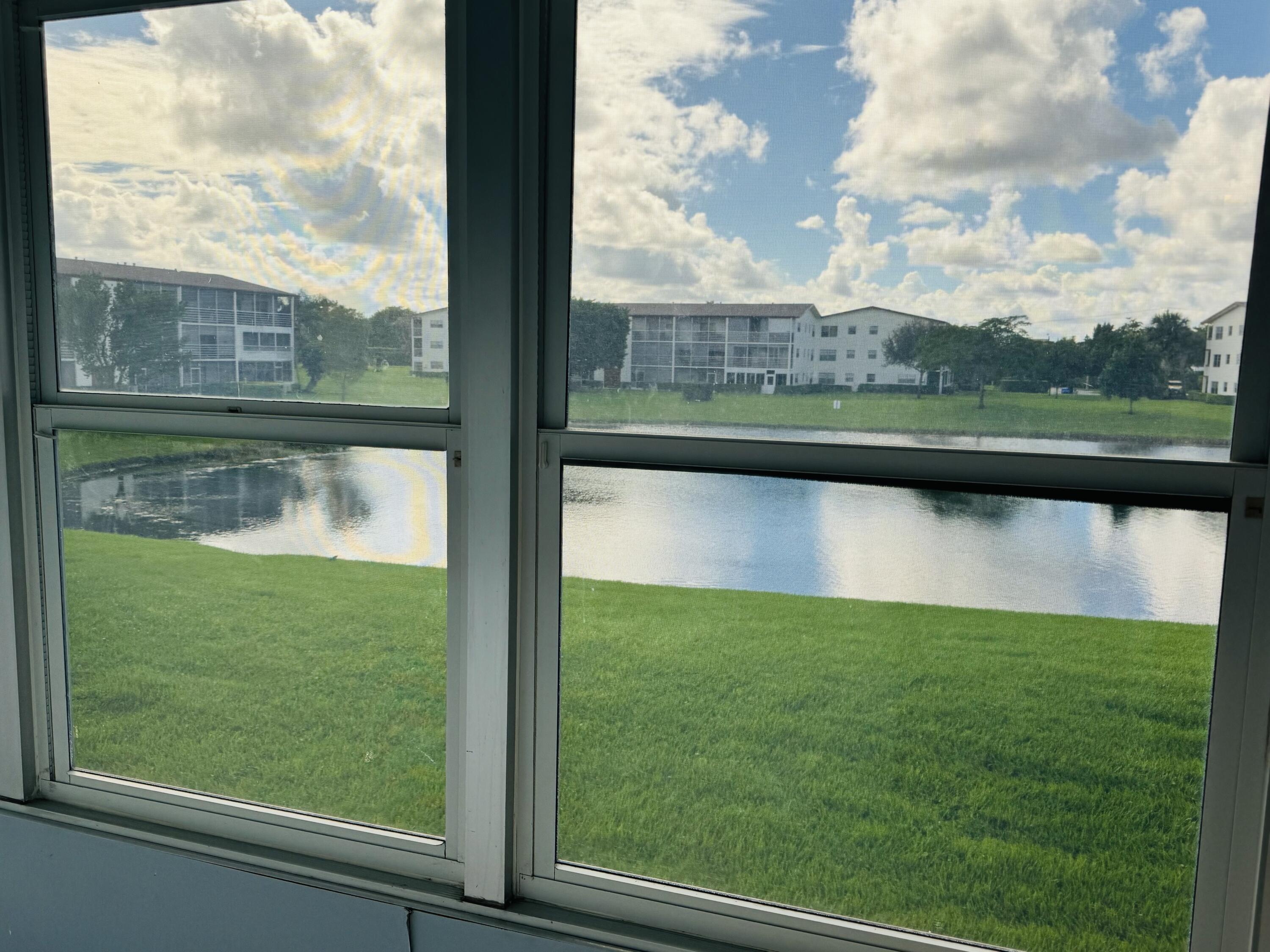 151 Brighton Drive, Unit D Boca Raton, FL 33434 - Photo 21 of 26 VIEW FROM BALCONY