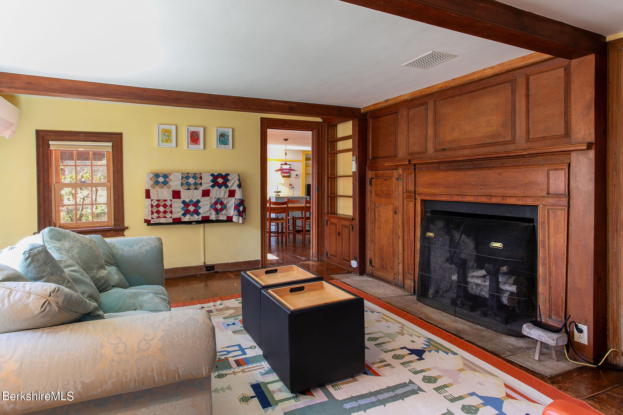 960 South Undermountain Road Sheffield, MA 01257 - Photo 5 of 31 a living room with furniture and a fireplace