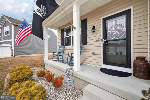 a view of front door of house