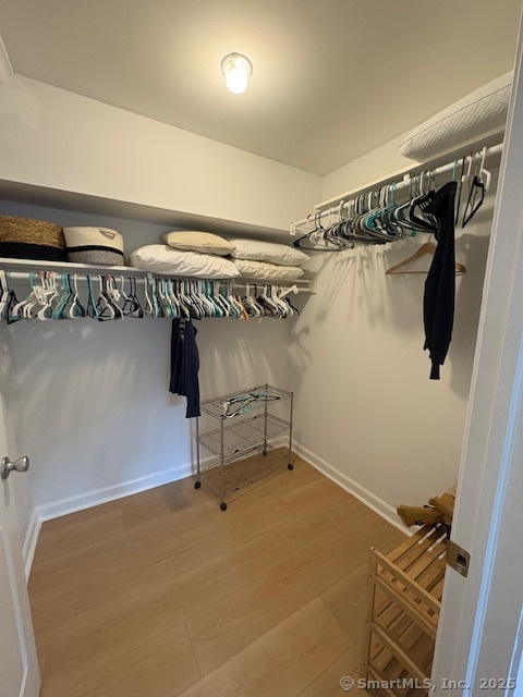 130 Meridian Street, Unit 311 Groton, CT 06340 - Photo 10 of 18 a view of walk in closet with clothes and shoes