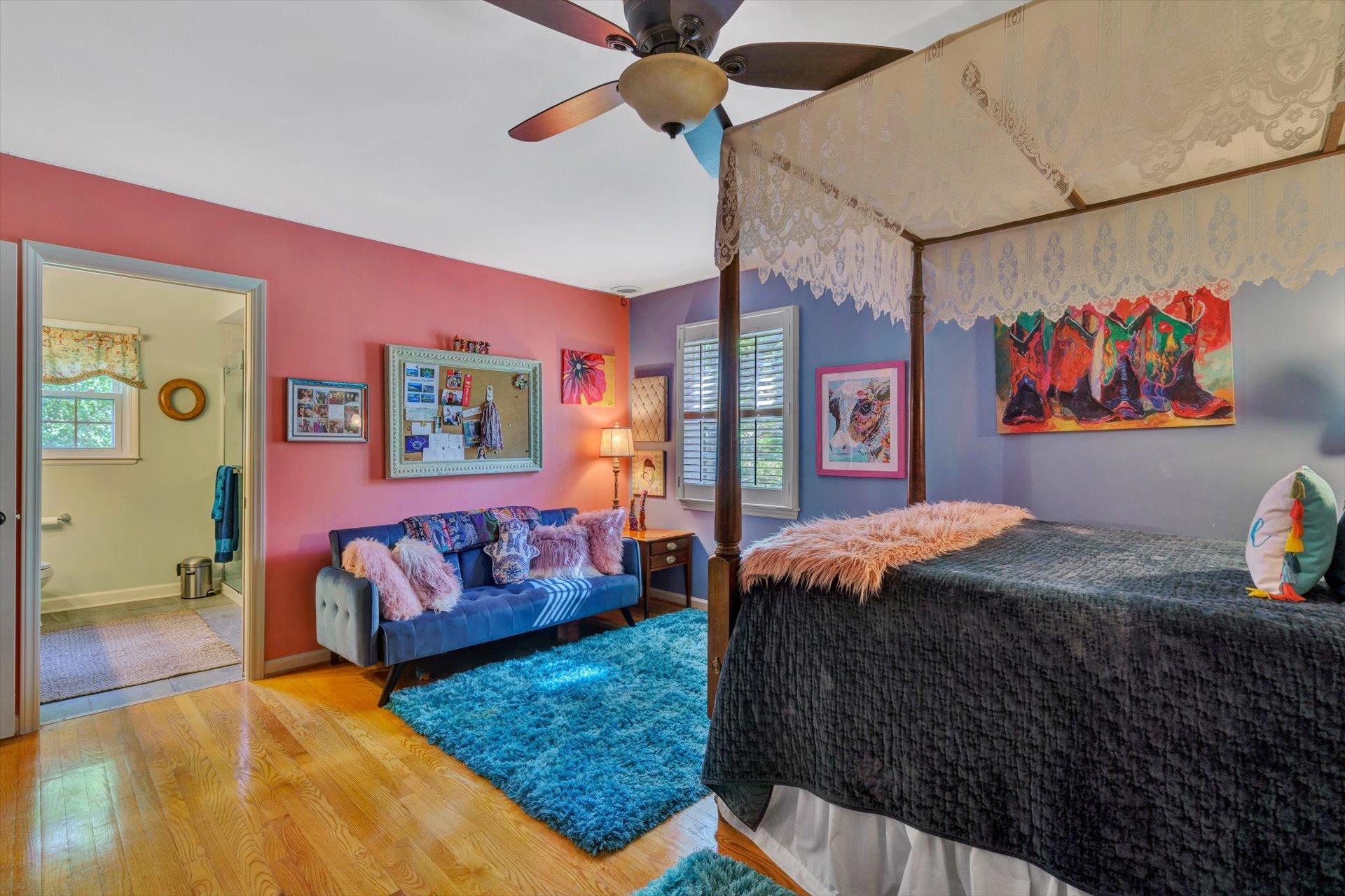 5057 Falcon Ridge Road Roanoke, VA 24018 - Photo 27 of 43 a bed room with a bed and a couch