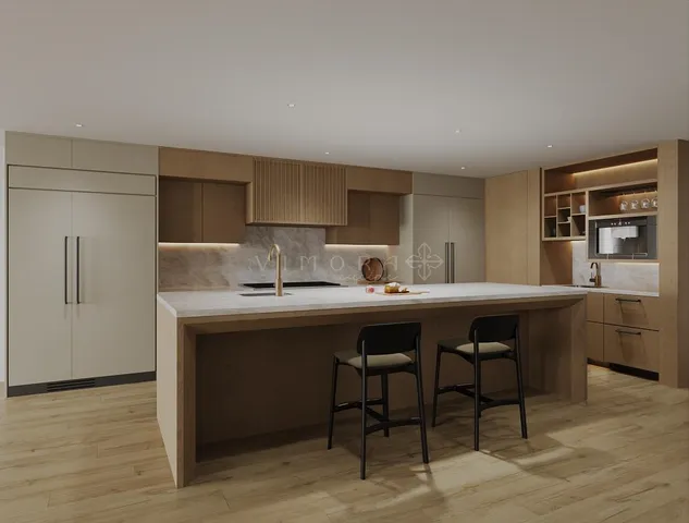 a kitchen with a sink cabinets and window
