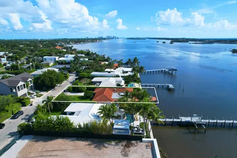 a view of a city with ocean view