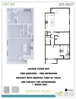 $599,000 | 588 East San Lorenzo Road, Unit 206, Palm Springs, CA 92264