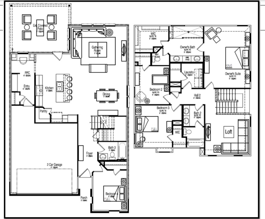 112 Leon Loop Liberty Hill, TX 78642 - Photo 12 of 12 Smart Floor Plan, Bonus Room up