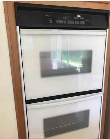 a close view of washer and dryer