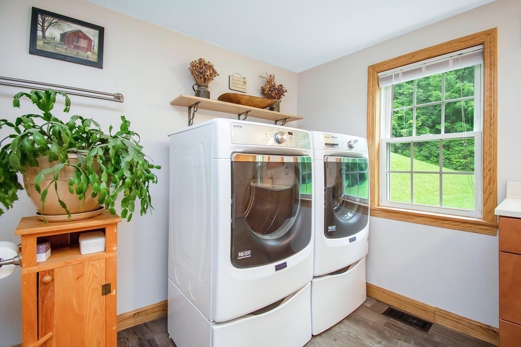 130 Warren Road Brimfield, MA 01010 - Photo 19 of 29 a utility room with dryer and washer