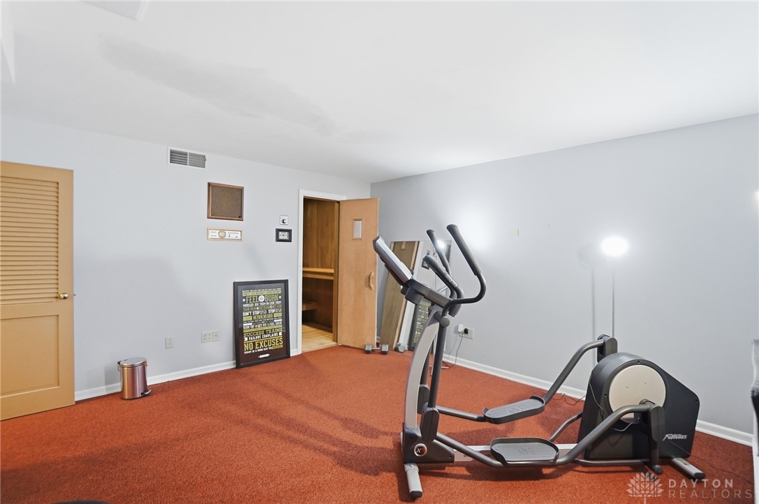 446 Lookout Ridge Dayton, OH 45419 - Photo 66 of 75 workout room with closet and sauna