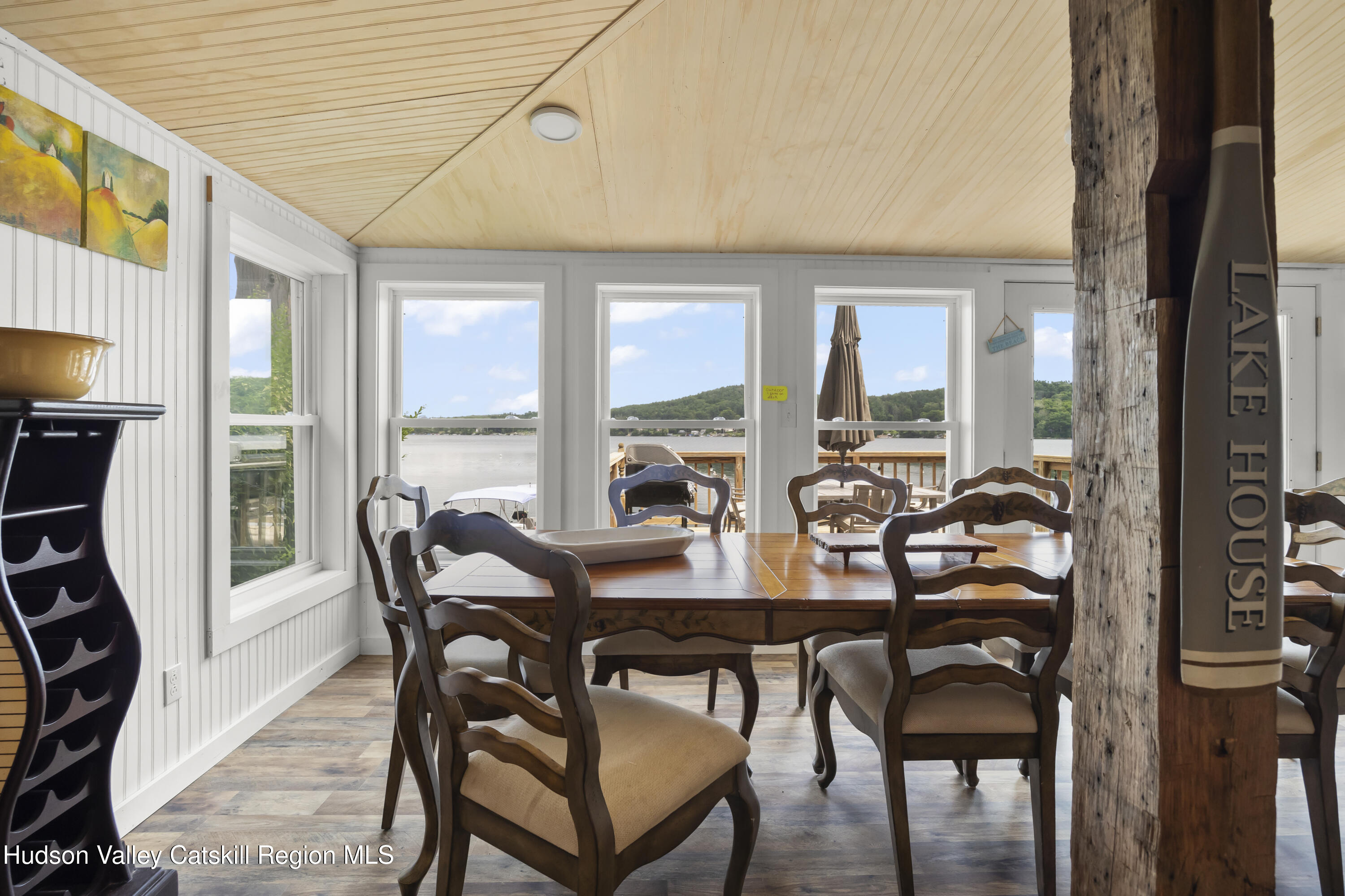 44 Southwest Colony Road Hillsdale, NY 12529 - Photo 17 of 40 a view of a dining room with furniture window and outside view