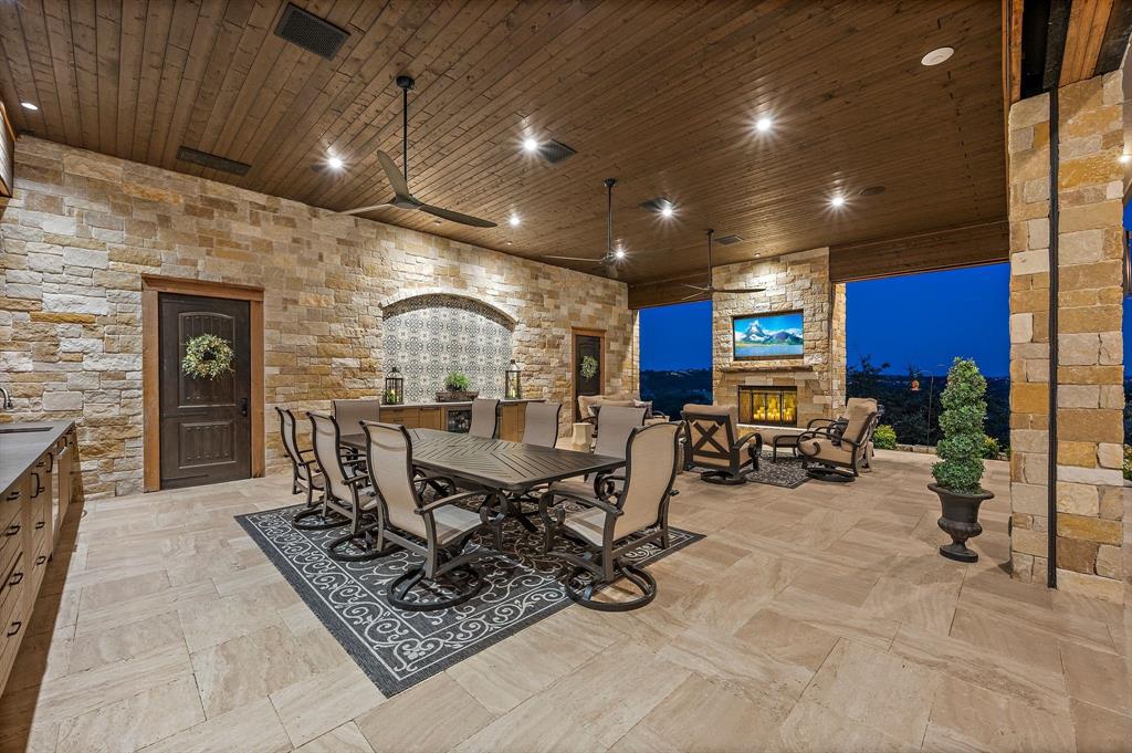 325 River Ridge Spring Branch, TX 78070 - Photo 12 of 40 a view of a dining room with furniture