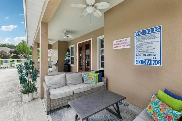 a room with gym equipment