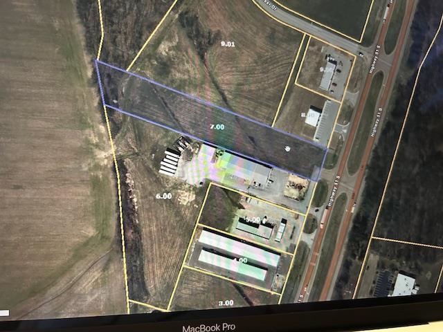 493 South S Highway South Ripley, TN 38063 - Photo 3 of 4 Aerial view of property's location featuring property parcel outlined