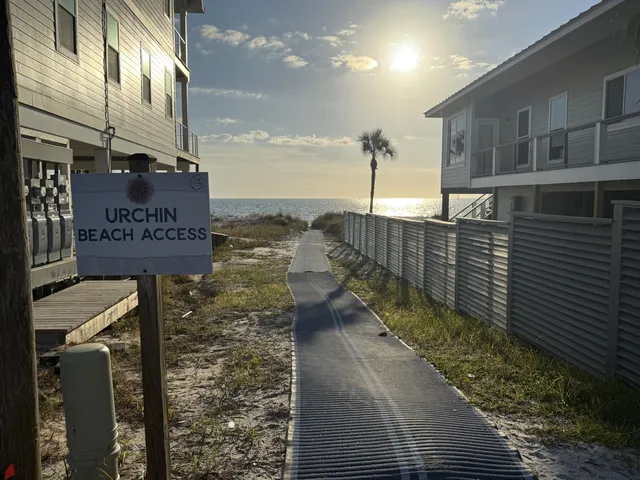 a view of ocean view with beach