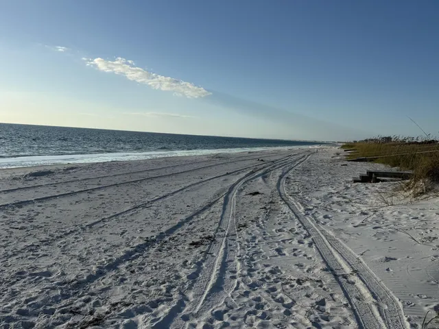 a view of an ocean beach