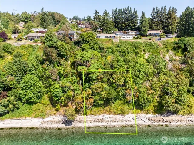 a view of a yard with a house