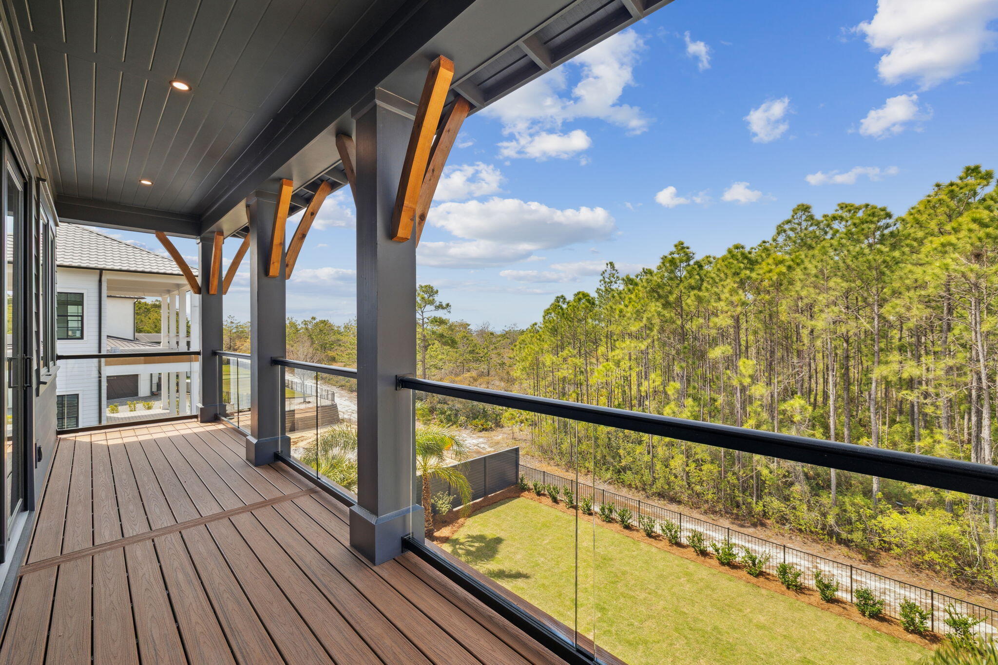 20 Loon Lake Drive Santa Rosa Beach, FL 32459 - Photo 40 of 54 a view of balcony with wooden floor