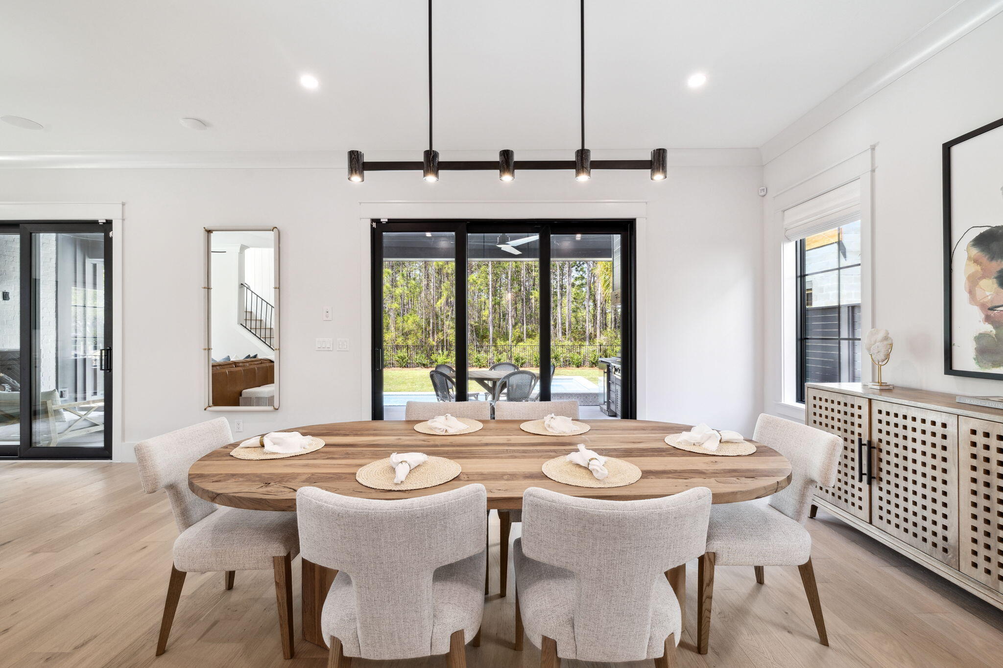 20 Loon Lake Drive Santa Rosa Beach, FL 32459 - Photo 7 of 54 a view of a dining room with furniture window and wooden floor