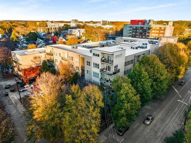 a view of building with outdoor space
