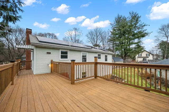 a view of outdoor space yard deck patio and entertaining space