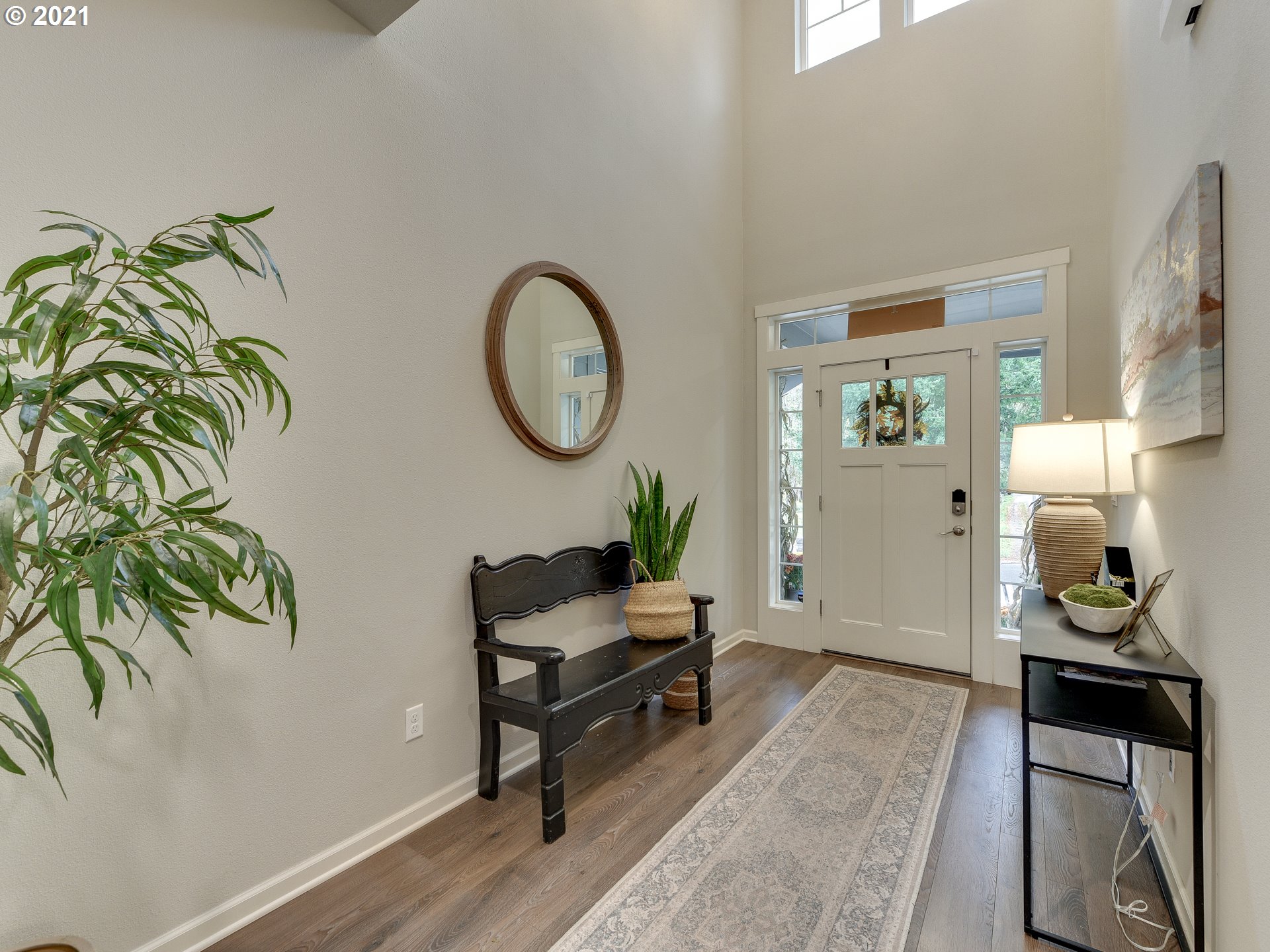 4139 Southwest Rodlun Road Gresham, OR 97080 - Photo 4 of 32 a living room with furniture and a wooden floor