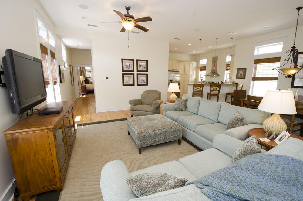 157 East Cobia Run Inlet Beach Inlet Beach, FL 32461 - Photo 4 of 27 a living room with furniture and a flat screen tv