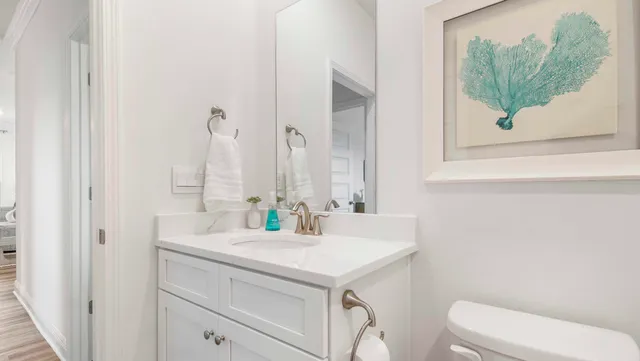 a bathroom with a sink and a toilet