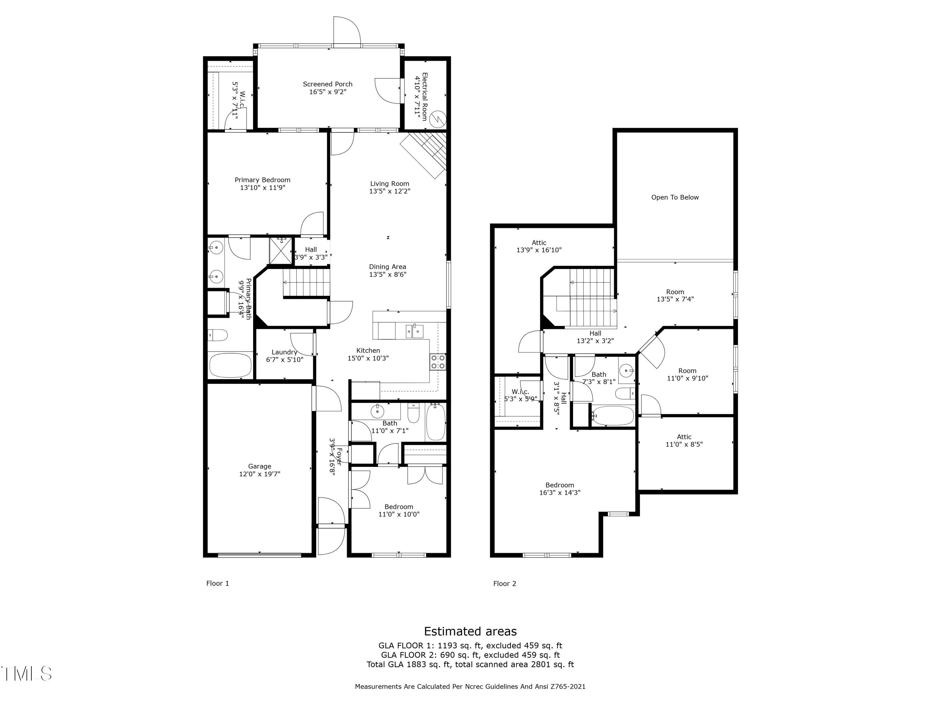 2520 Spring Oaks Way Raleigh, NC 27614 - Photo 34 of 34 all_floors_2520_spring_oaks_way_raleigh_