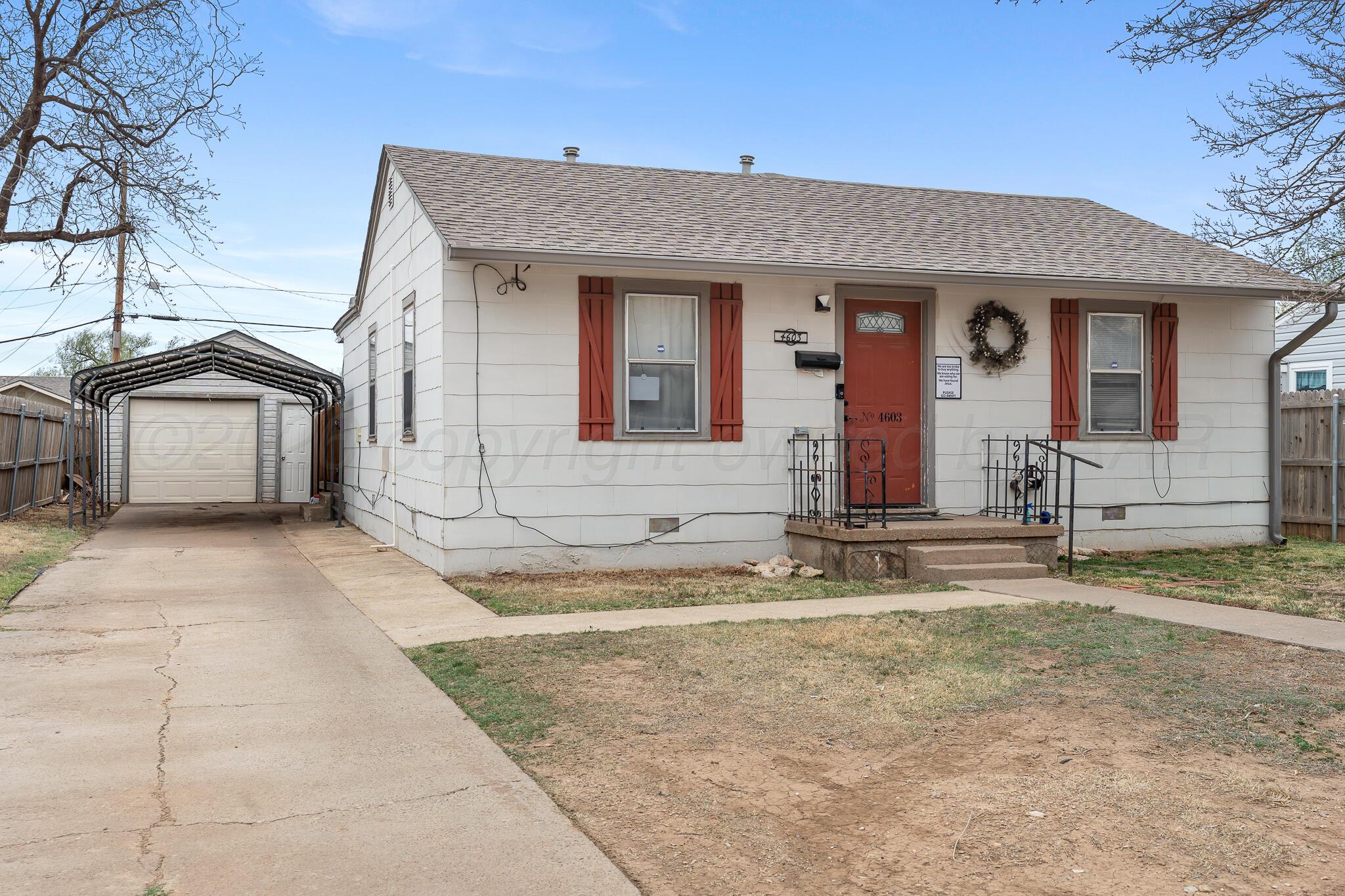 4603 Parker Street Amarillo, TX 79110 - Photo 1 of 20 Front