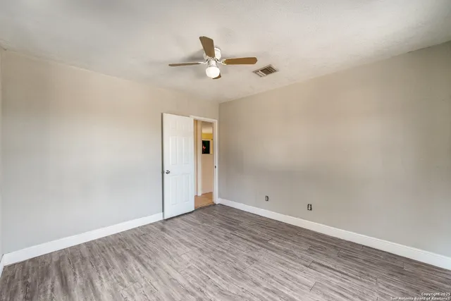 wooden floor in an empty room