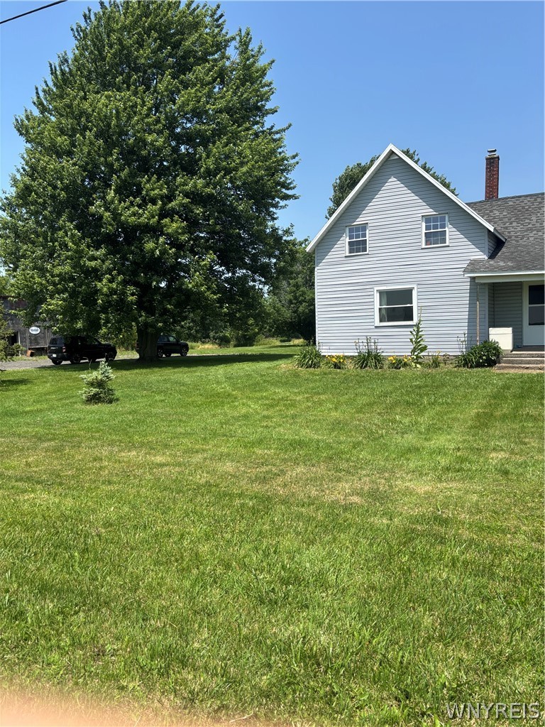 12114 Meahl Road Newstead, NY 14001 - Photo 25 of 36 Front and side view of yard