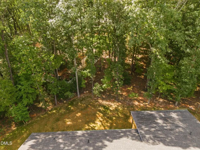 a backyard of a house