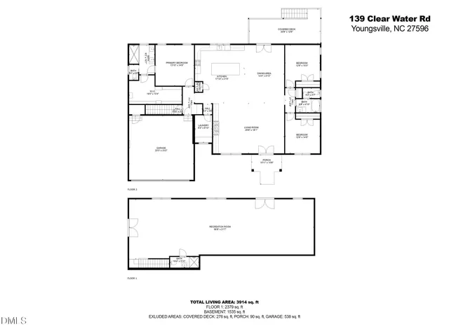 $529,000 | 139 Clear Water Road, Louisburg, NC 27549