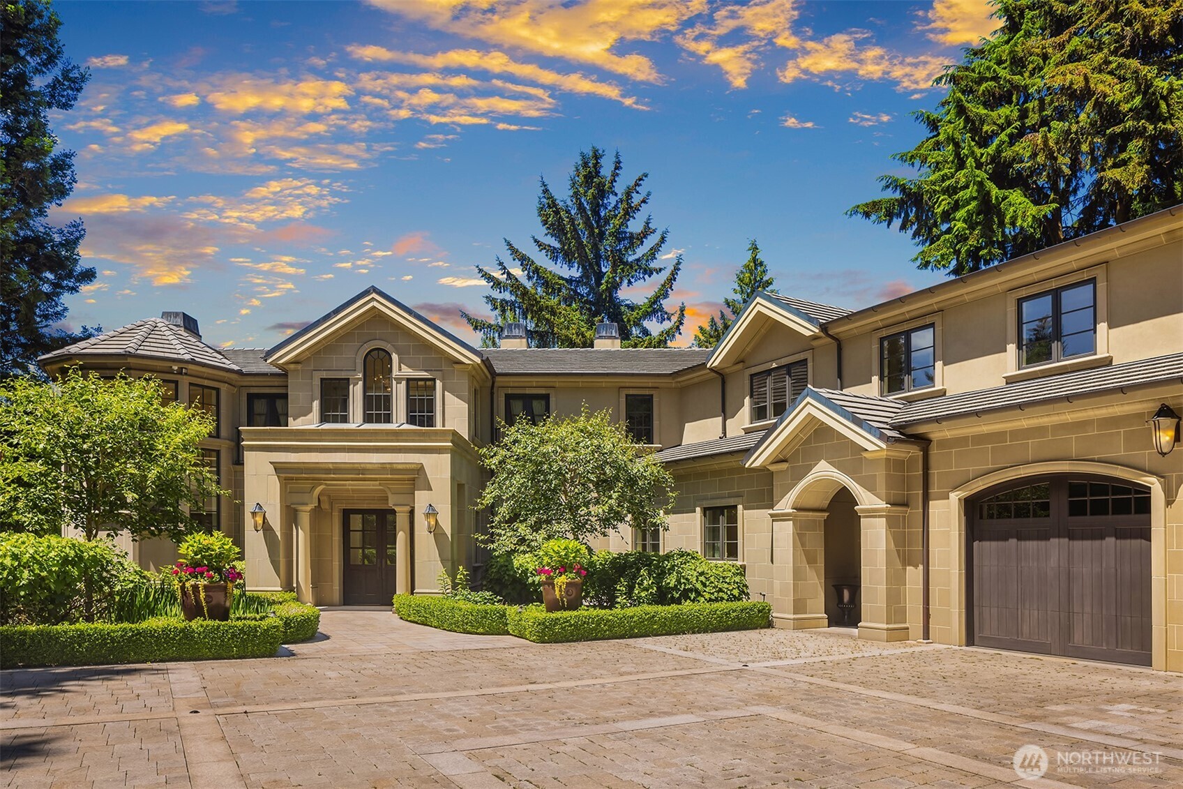Undisclosed Address Mercer Island, WA 98040 - Photo 6 of 28 a front view of a house with a garden