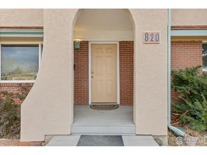 a view of a closet area with an outdoor space