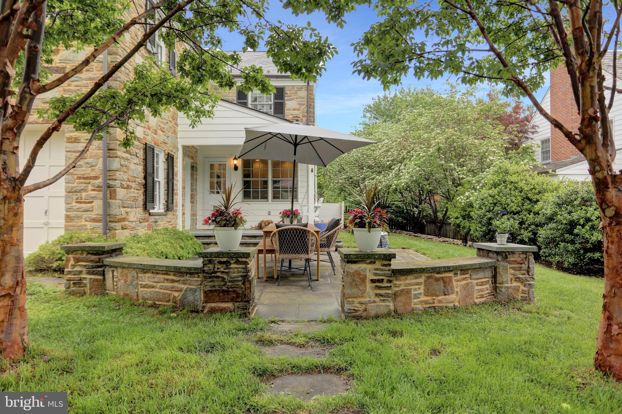 121 Croydon Road Baltimore, MD 21212 - Photo 45 of 57 a view of a house with a backyard patio and sitting area