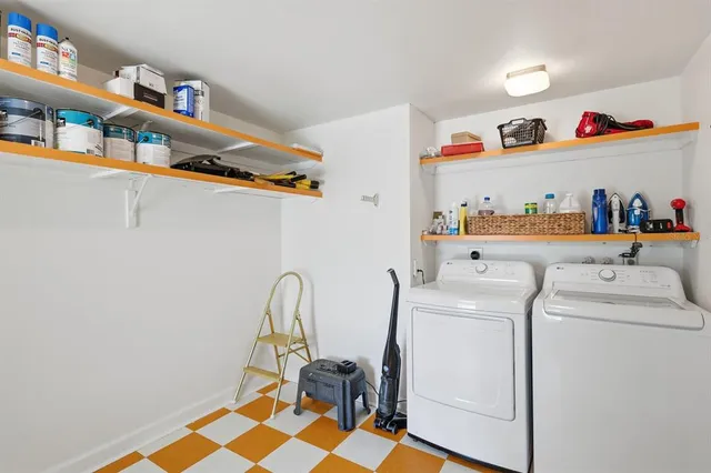 a view of a volley ball court