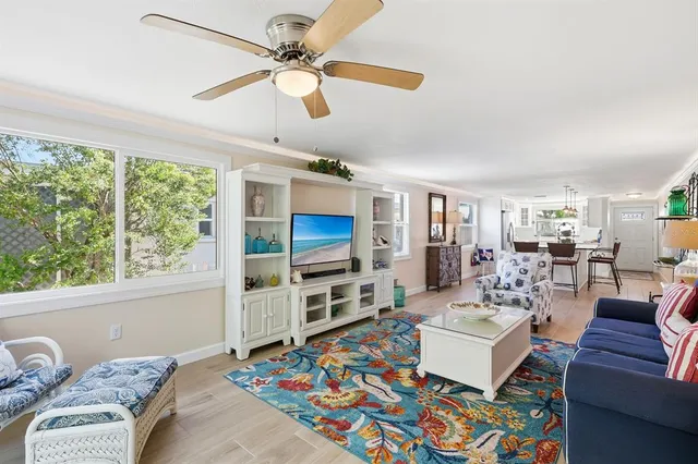 a living room with fireplace furniture and a flat screen tv