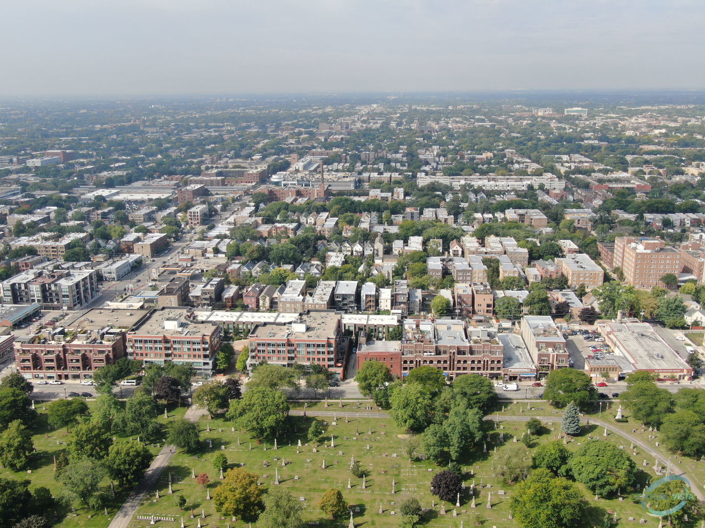 4848 North Clark Street Chicago, IL 60640 - Photo 12 of 14 an aerial view of multiple house